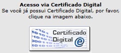 1. Acesso via certificado Digital