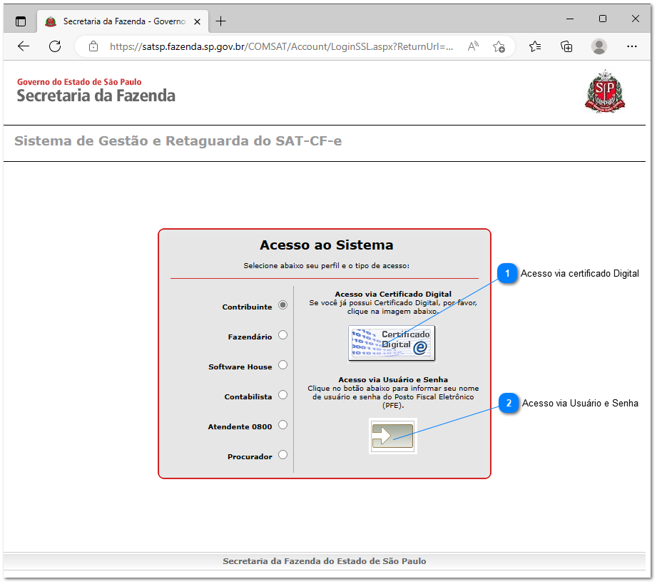2.2.3.2. Vincular o SAT ao CNPJ