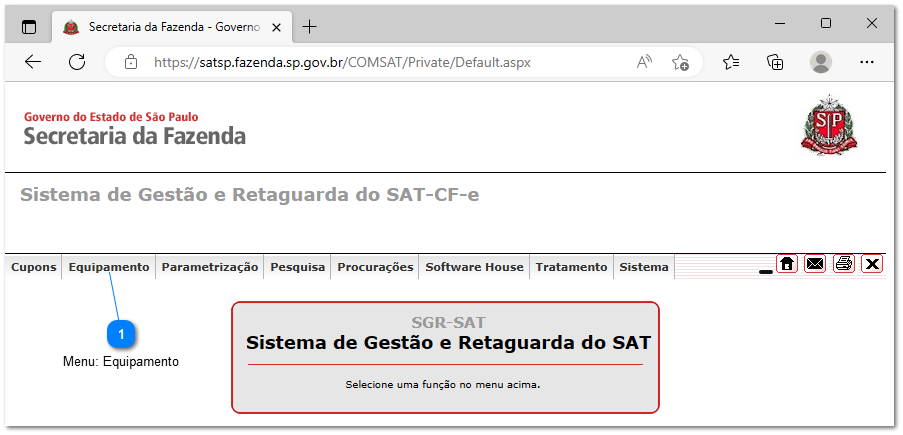 2.2.3.2. Vincular o SAT ao CNPJ